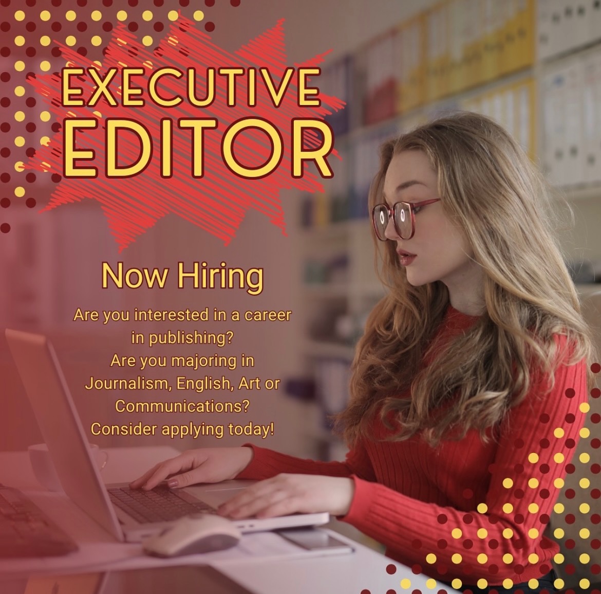 Are you interested in a career in publishing? Are you an undergraduate student at UNR majoring in Journalism, English, Art, or Communications? Considering applying today!

📌 What is the Executive Editor responsible for?

1. Meets regularly with staff and volunteers to discuss upcoming events, poetry nights, plans, zine production schedules, issues, designs, deadlines and submissions
2. Draws up budget proposals and justifications to the Budget & Finance board; the Executive Editor decides how the fiscal budget is to be spent
3. Regularly updates Brushfire social media accounts

📌 What are the required qualifications?

All candidates must be undergraduate students enrolled in at least 12 credits at UNR. They must have a GPA of 2.5 or higher. Experience or knowledge with literary or visual arts is not required but preferred. Also, candidates must be proficient in Adobe Photoshop and InDesign, or at least have a strong willingness to learn.

📌 What is the pay?

The Executive Editor is paid $13.25 per hour for 12-16 hours a week.

📌 How can I apply?

Visit the link below to complete the job application.
Please note that unlike other positions at Brushfire, the Executive Editor has to be elected by the Student Media Advisory Board. Therefore, this application will require a presentation before a selection committee instead of the typical job interview.